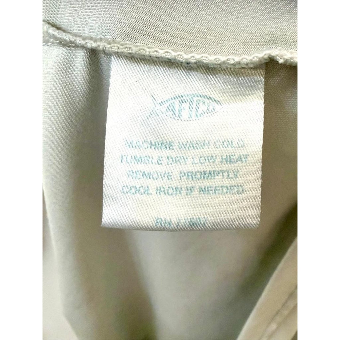 AFTCO Casa Vieja Lodge Guatemala Fishing Shirt Mens Large L/S Performance Gray