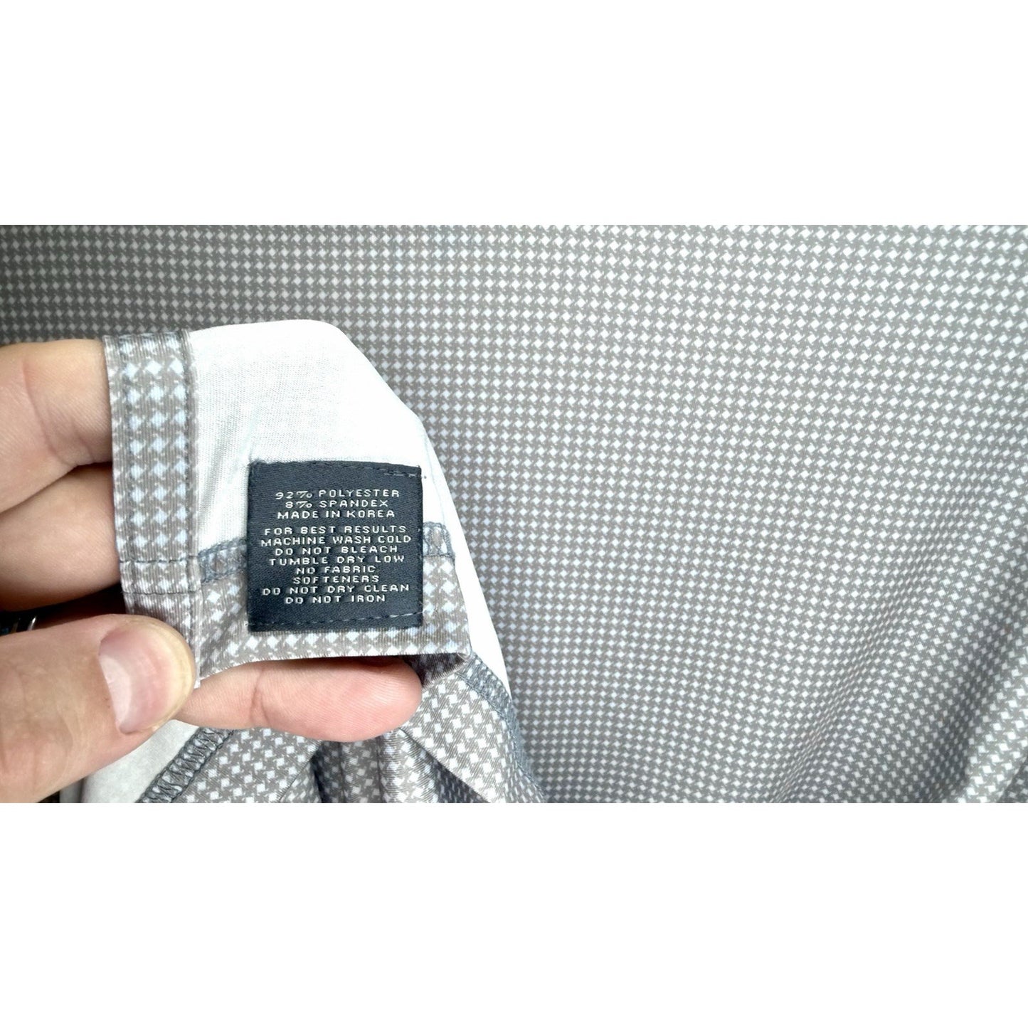 Turtleson Performance Polo Golf Shirt Men's X-Large Short Sleeve Micro Check