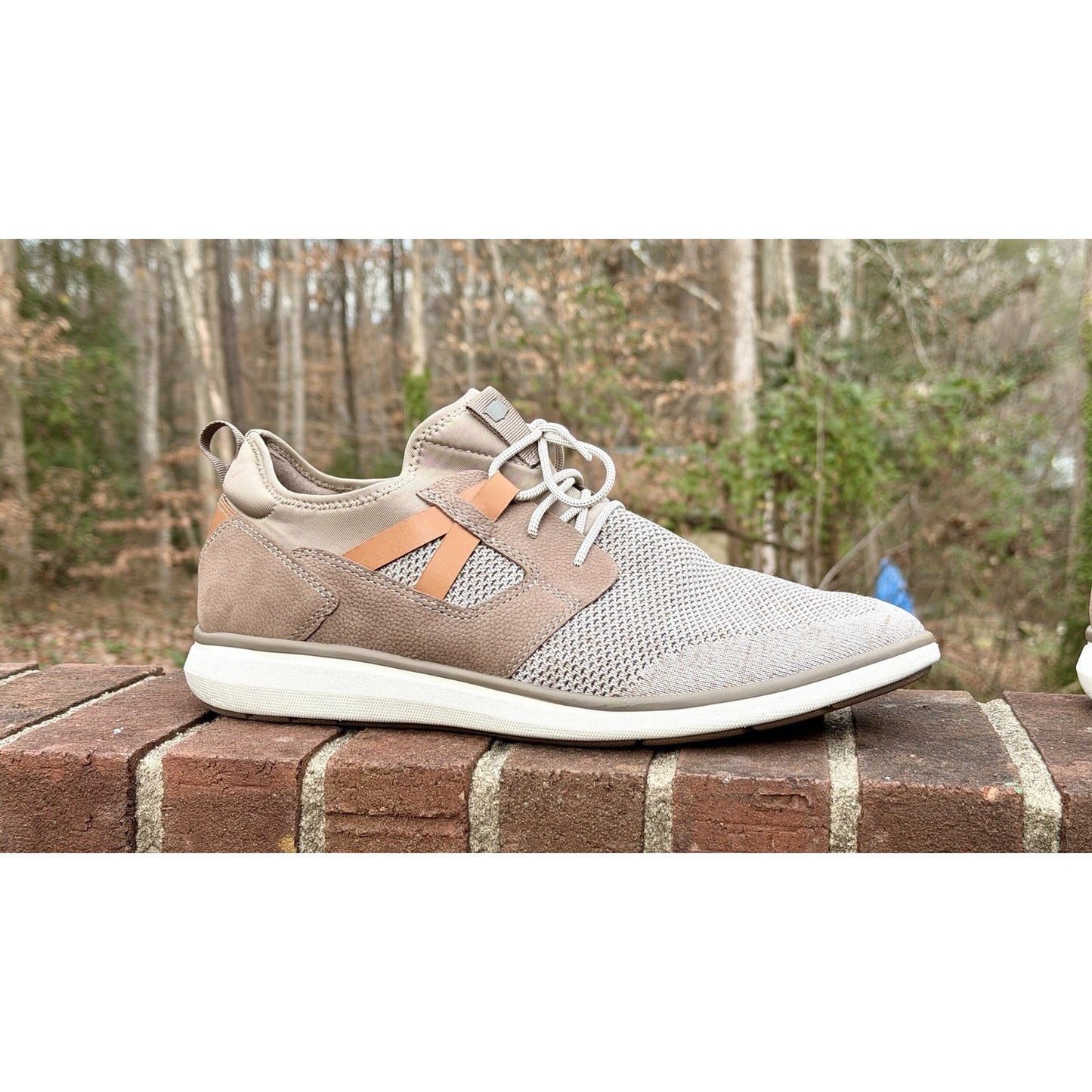 Florsheim Venture Knit Plain Toe Sneaker / Men’s Size 13W / Mushroom/ Worn Once!