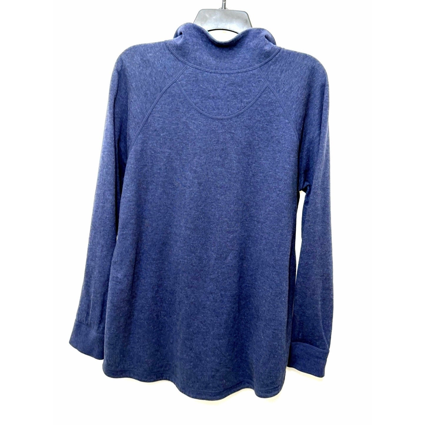 Tommy Bahama Flipshore Reversible Half Zip Pullover Women’s Large L Navy Teal