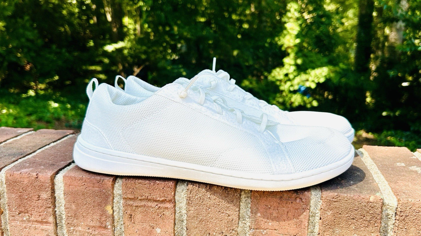 Barefoot Wide Toe Box Shoes / Minimalist / US Size 11 / EU Size 44 / White