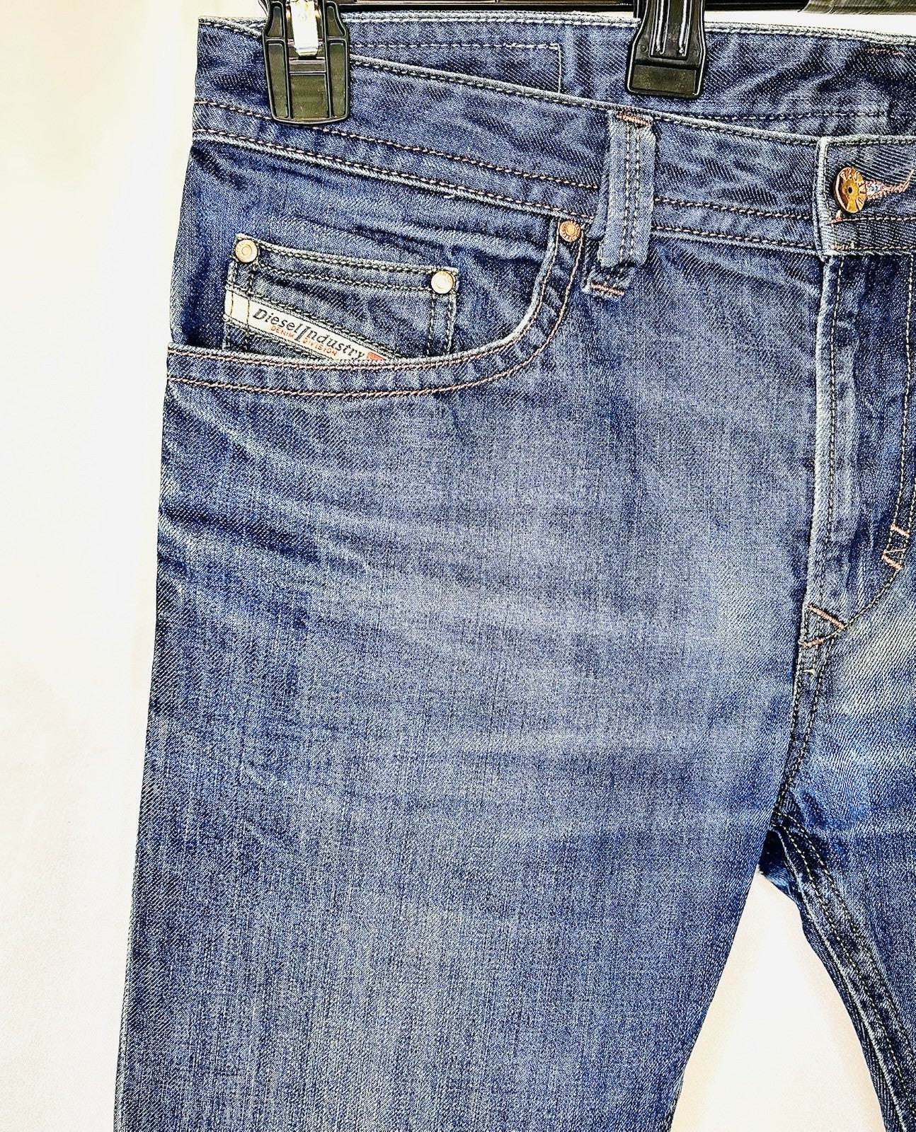 Diesel Thavar 3D Jeans Men’s Size 34x32 Dark Wash Slim Skinny Fit