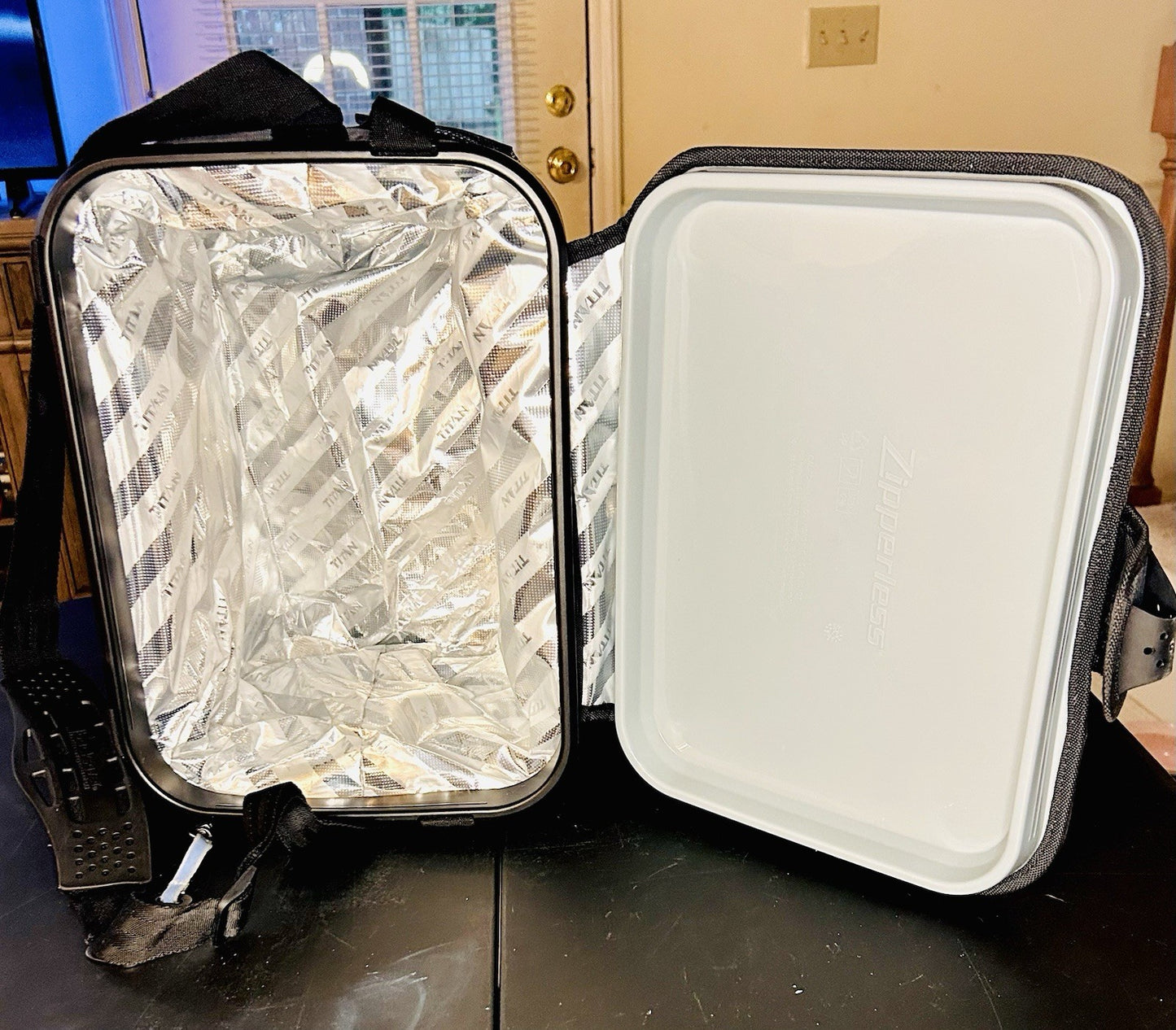 Titan by Arctic Zone 40 Can Collapsible Cooler with 2 Drink Holders - Used Twice