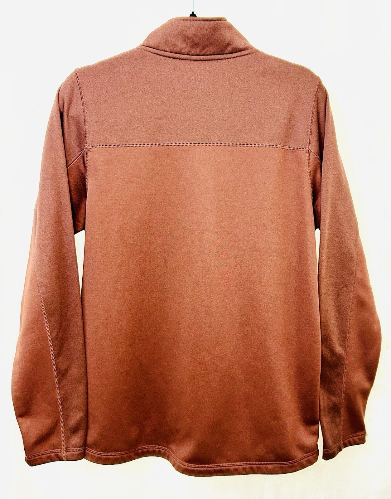 Browning Sweater Mens Medium Brown Polyester Quarter Zip Pullover Hunting