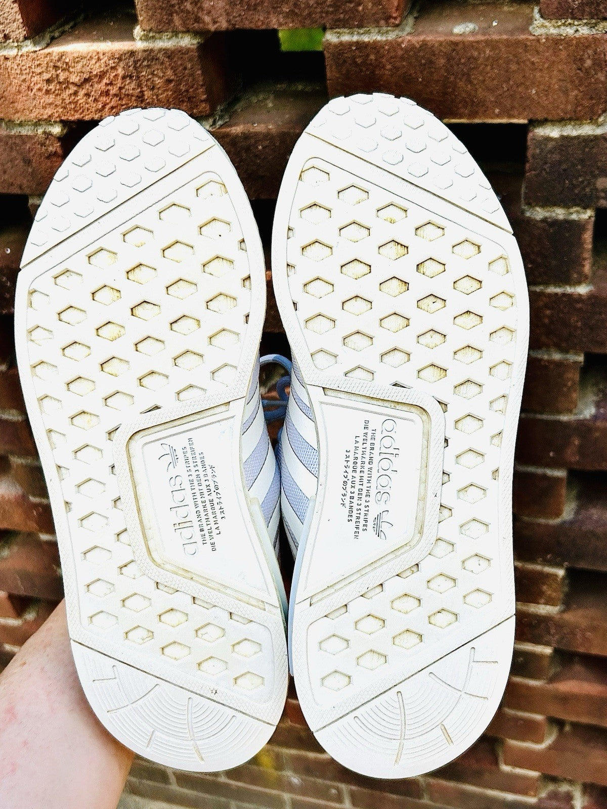 Size 8 - Adidas NMD_R1 Triple White | Replacement Insoles | No Box