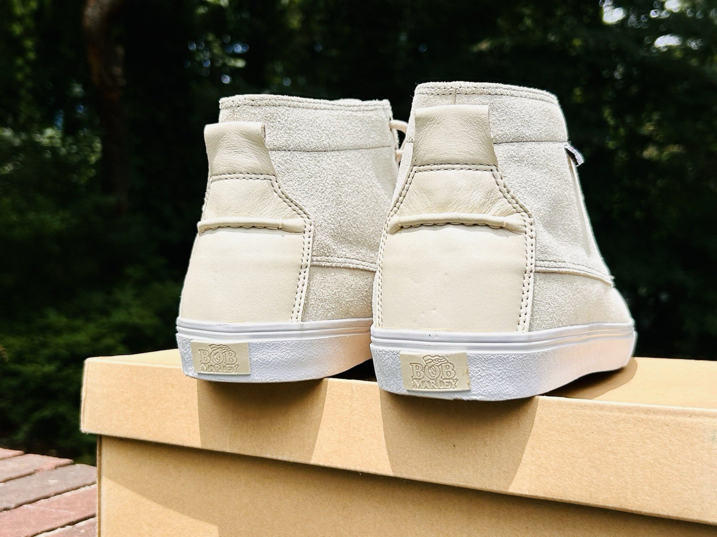 *NIB* RARE🔥 Bob Marley Legend Chukka Boots Moc Toe Tan Leather Sneakers Size 12