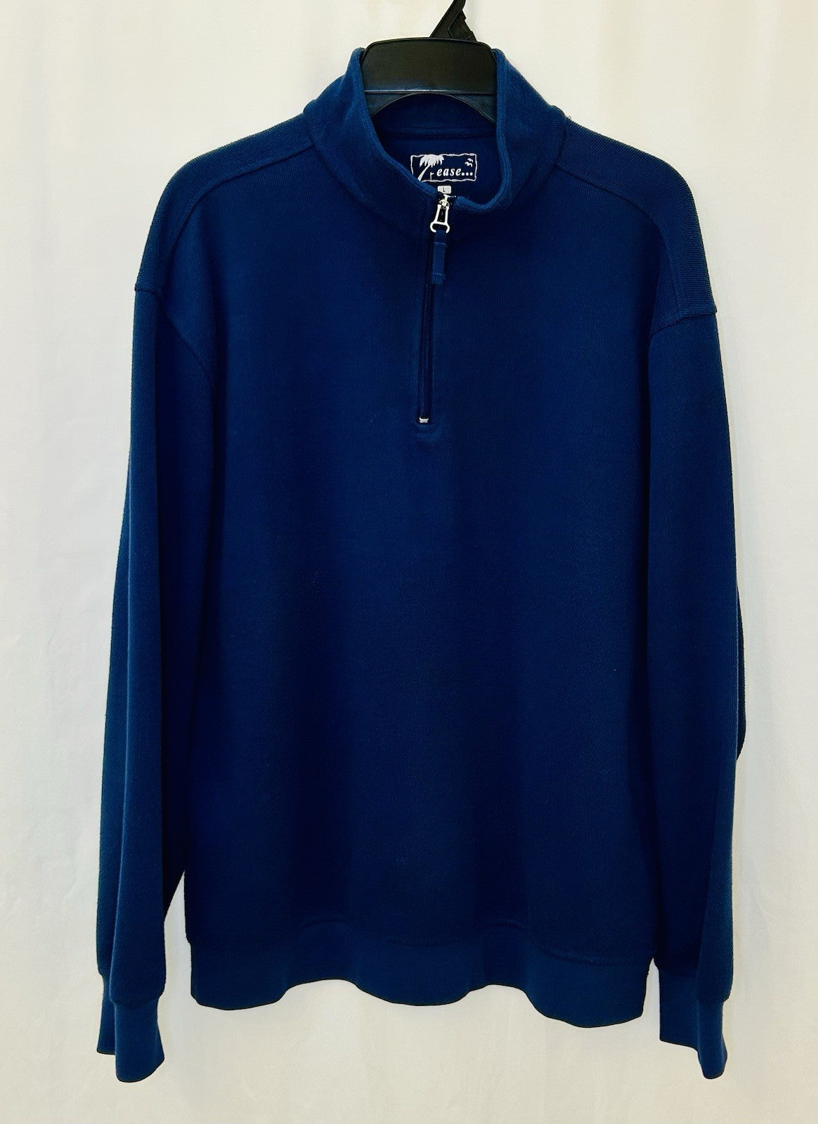 Tease… Navy Blue 1/4 Zip Golfing Pullover / Men’s Large