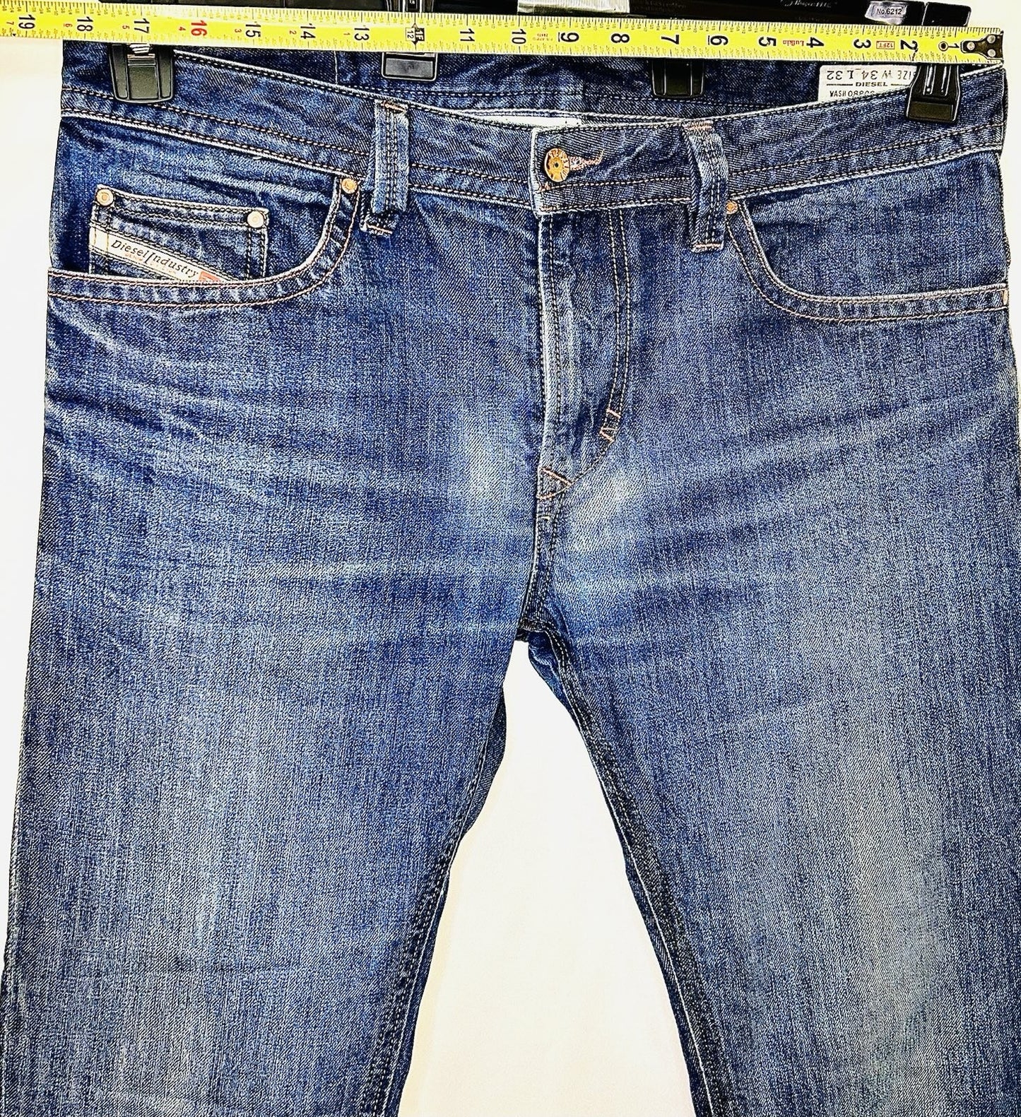 Diesel Thavar 3D Jeans Men’s Size 34x32 Dark Wash Slim Skinny Fit