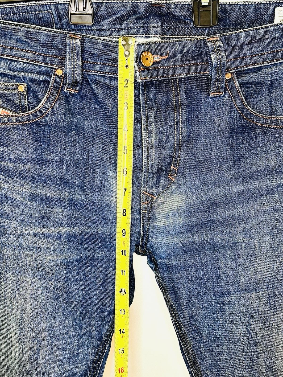 Diesel Thavar 3D Jeans Men’s Size 34x32 Dark Wash Slim Skinny Fit