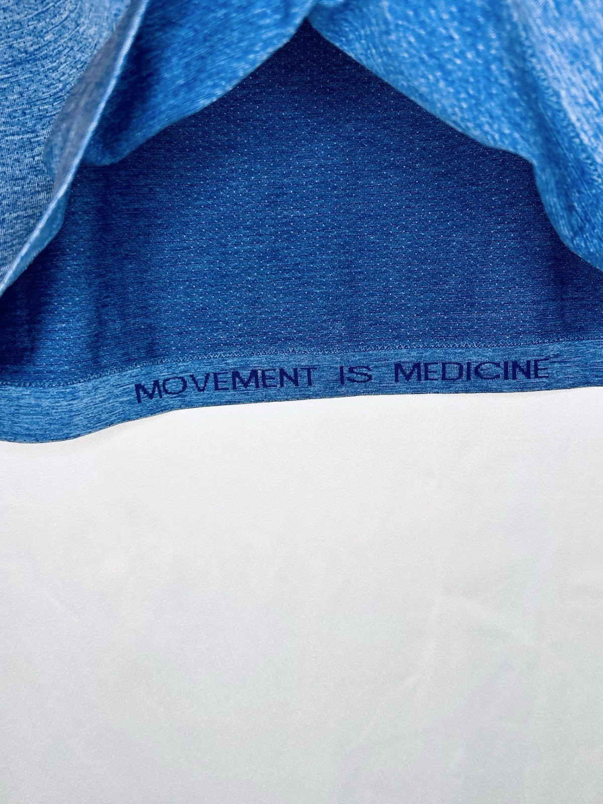 Lululemon Vent Tech Polo Shirt Men's Sz Large Short Sleeve Heather Blue $98 New