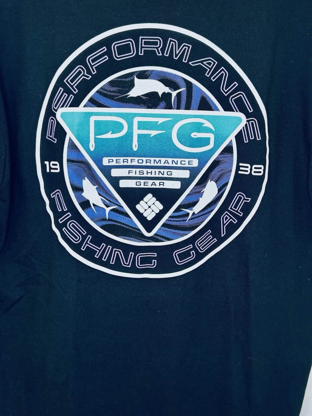 NWT Columbia Men’s PFG Sportswear Short Sleeve T-Shirt Medium Vintage Fishing