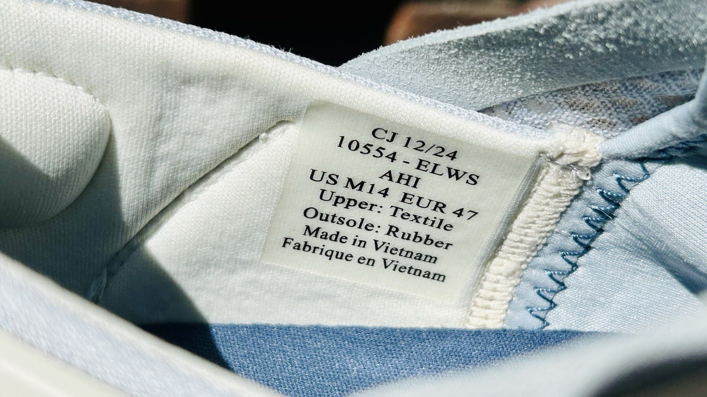 NWOT OLUKAI Men's Ahi Marine Shoe | Blue Pearl/White Sand | Size 14 | $150 New