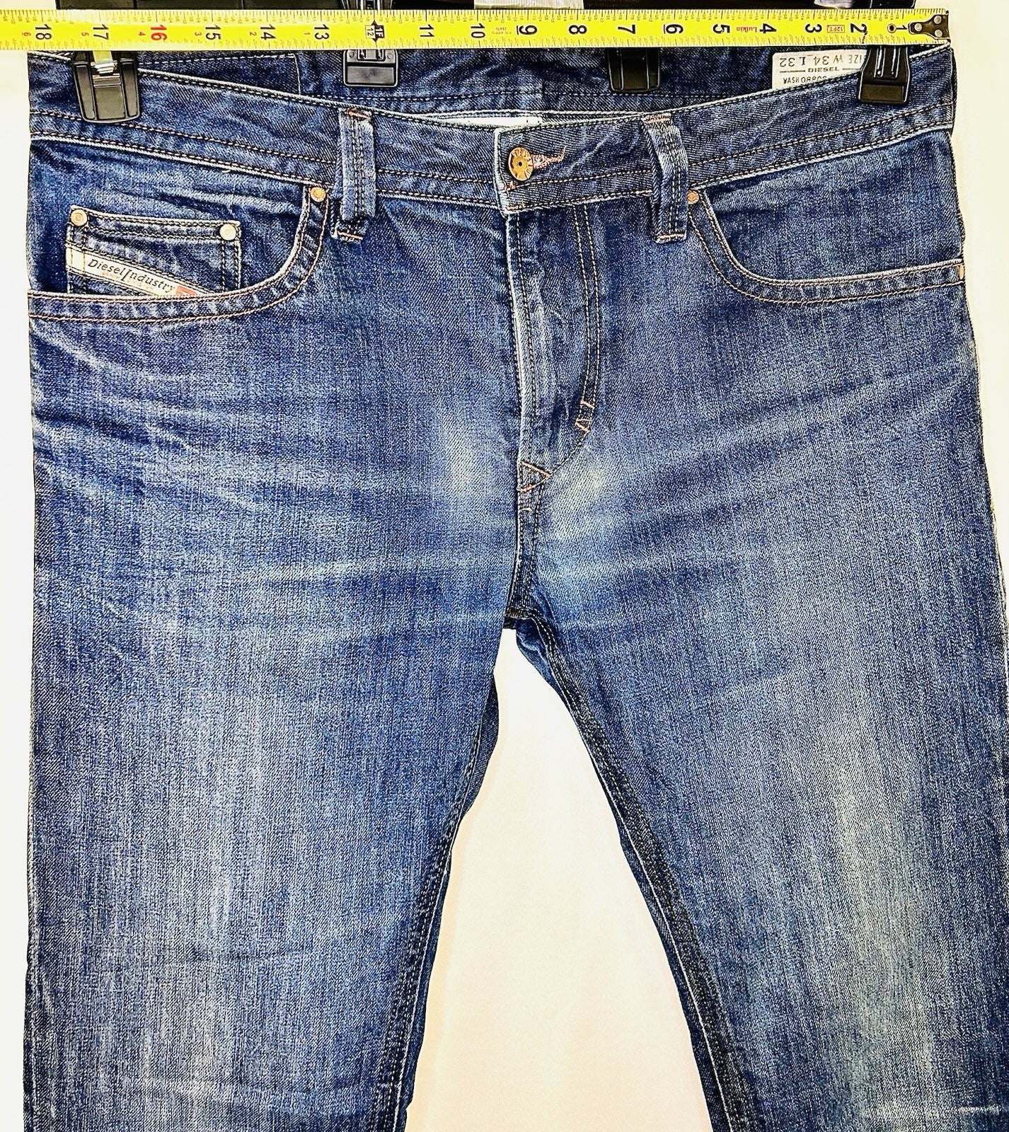 Diesel Thavar 3D Jeans Men’s Size 34x32 Dark Wash Slim Skinny Fit