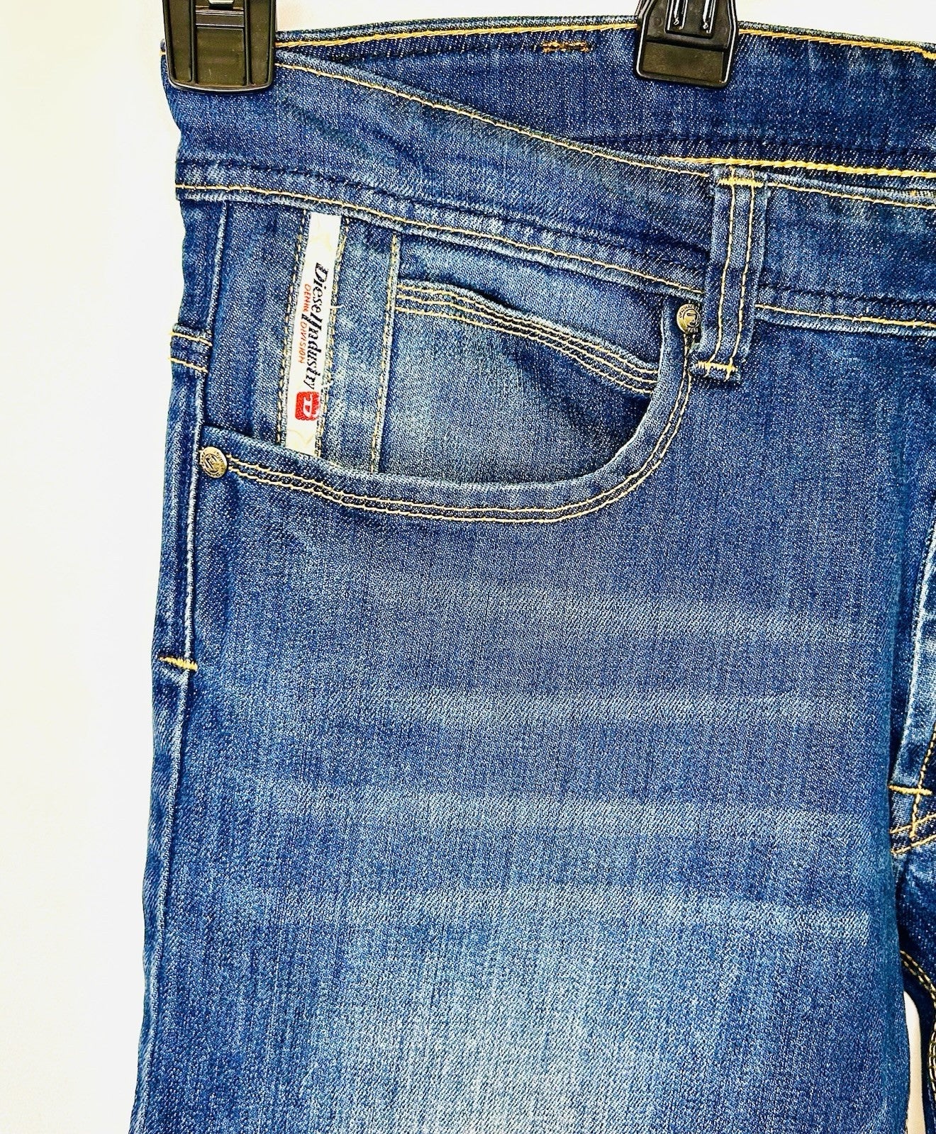 Diesel Larkee Jeans Men's Regular Straight Leg Size 34x30 Dark Wash