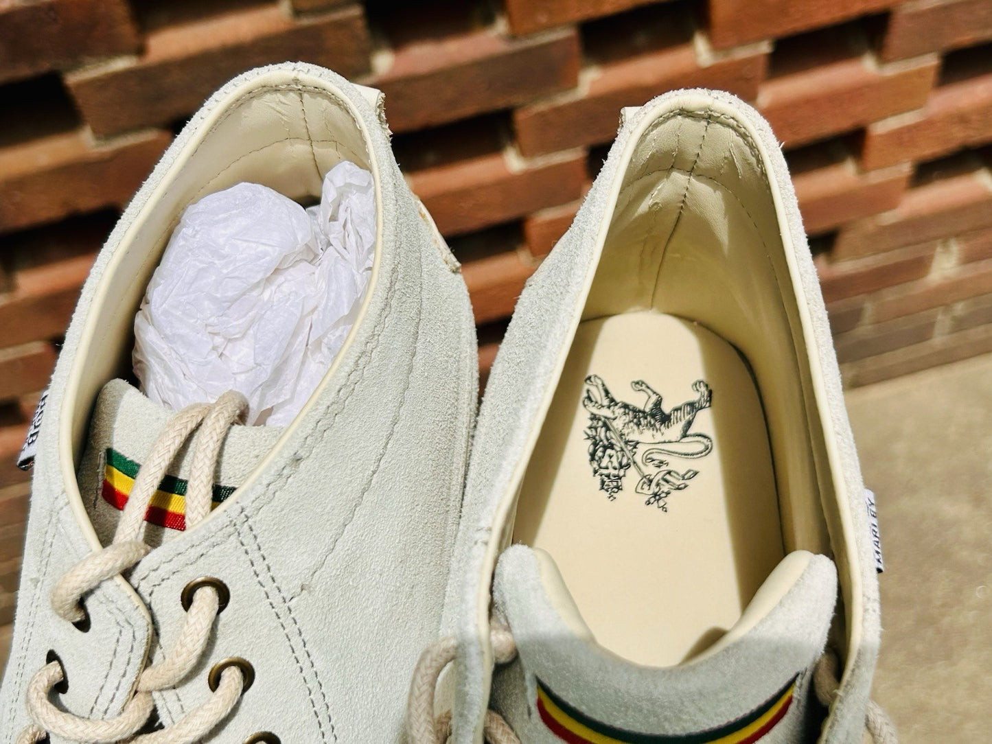 *NIB* RARE🔥 Bob Marley Legend Chukka Boots Moc Toe Tan Leather Sneakers Size 12