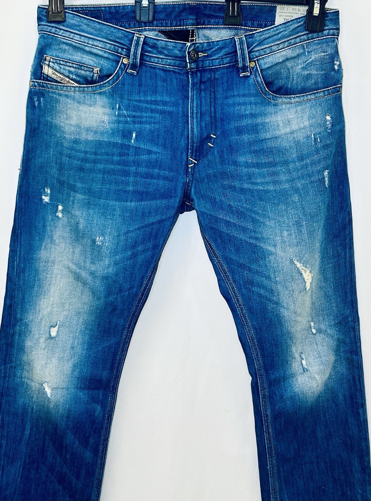Diesel Thavar Jeans Men’s Size 34x32 Medium Wash Slim Skinny Fit