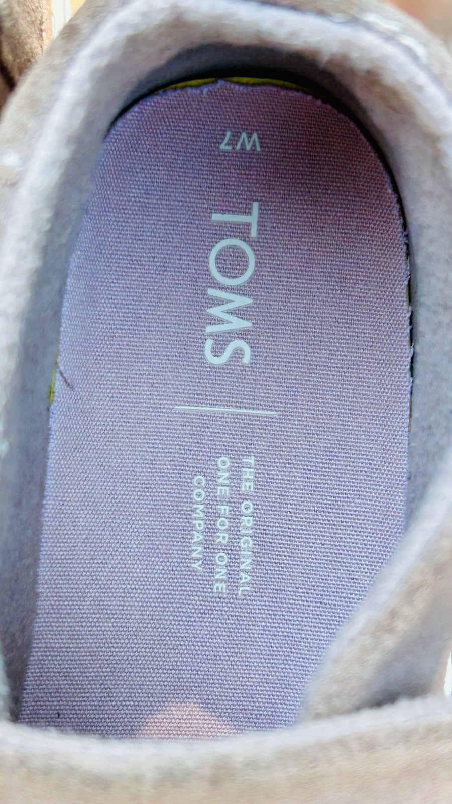 Toms Shoes Womens 7 Paxton Mid Cut Slip On Sneakers Brown Suede Back Zip Casual