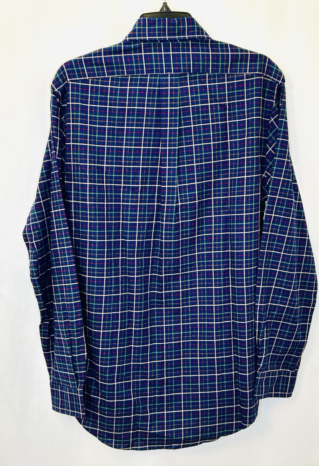 Ralph Lauren Blue Label Light Flannel Shirt Mens Medium Multicolor Plaid
