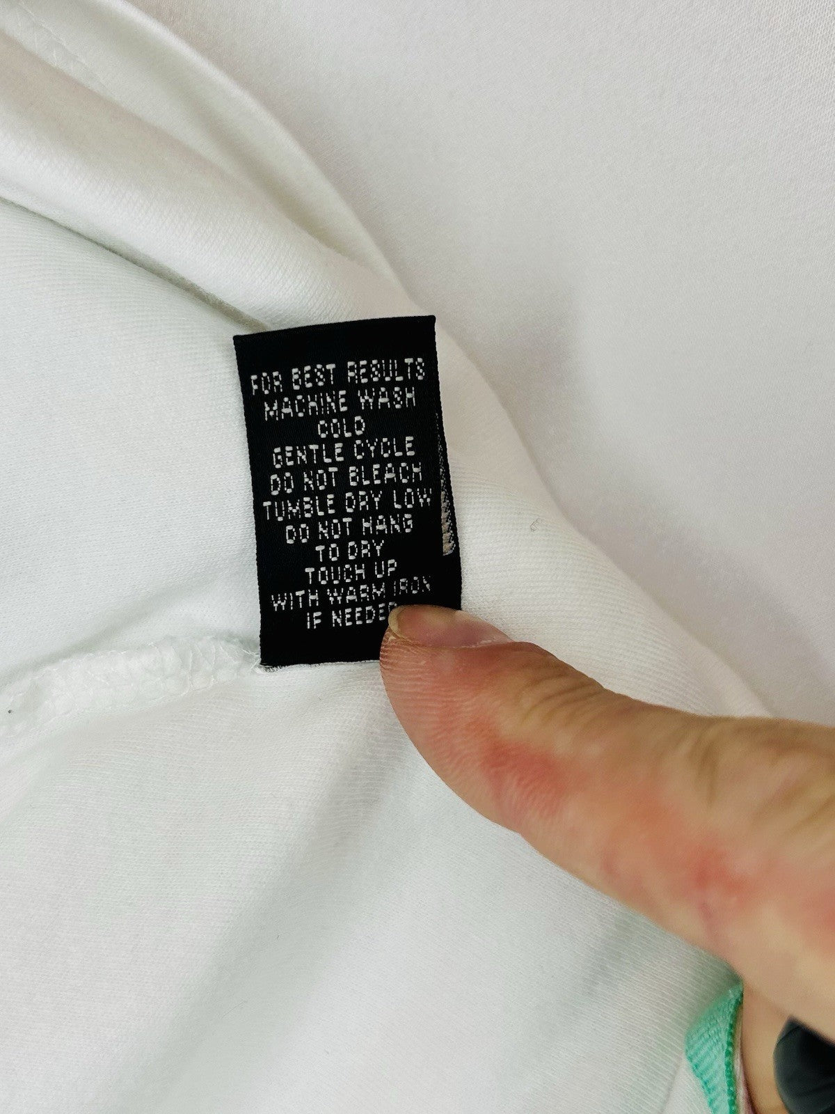 Alan Flusser Golf Shirt / White / Pearl Washed Cotton / Men’s L Large