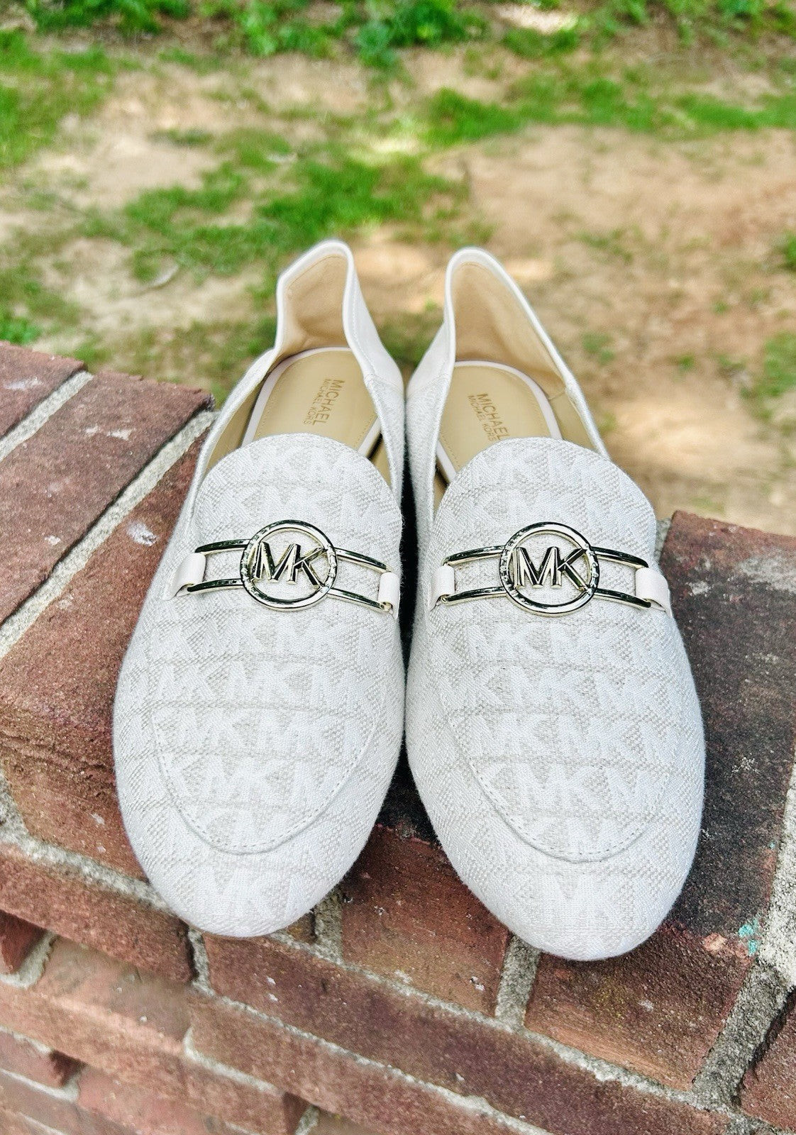 New MICHAEL KORS Charlton Loafer Leather | Bright White | 11M Size | Retail $155