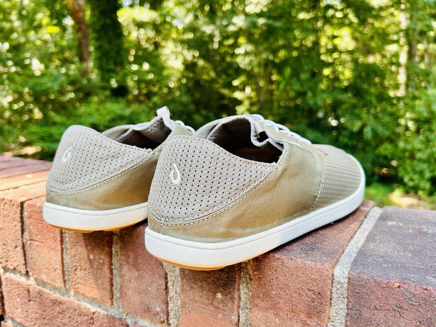 OluKai Nohea Moku Men's Size 12 Boat Shoes Slip On Drop Heel | Clay & Tapa