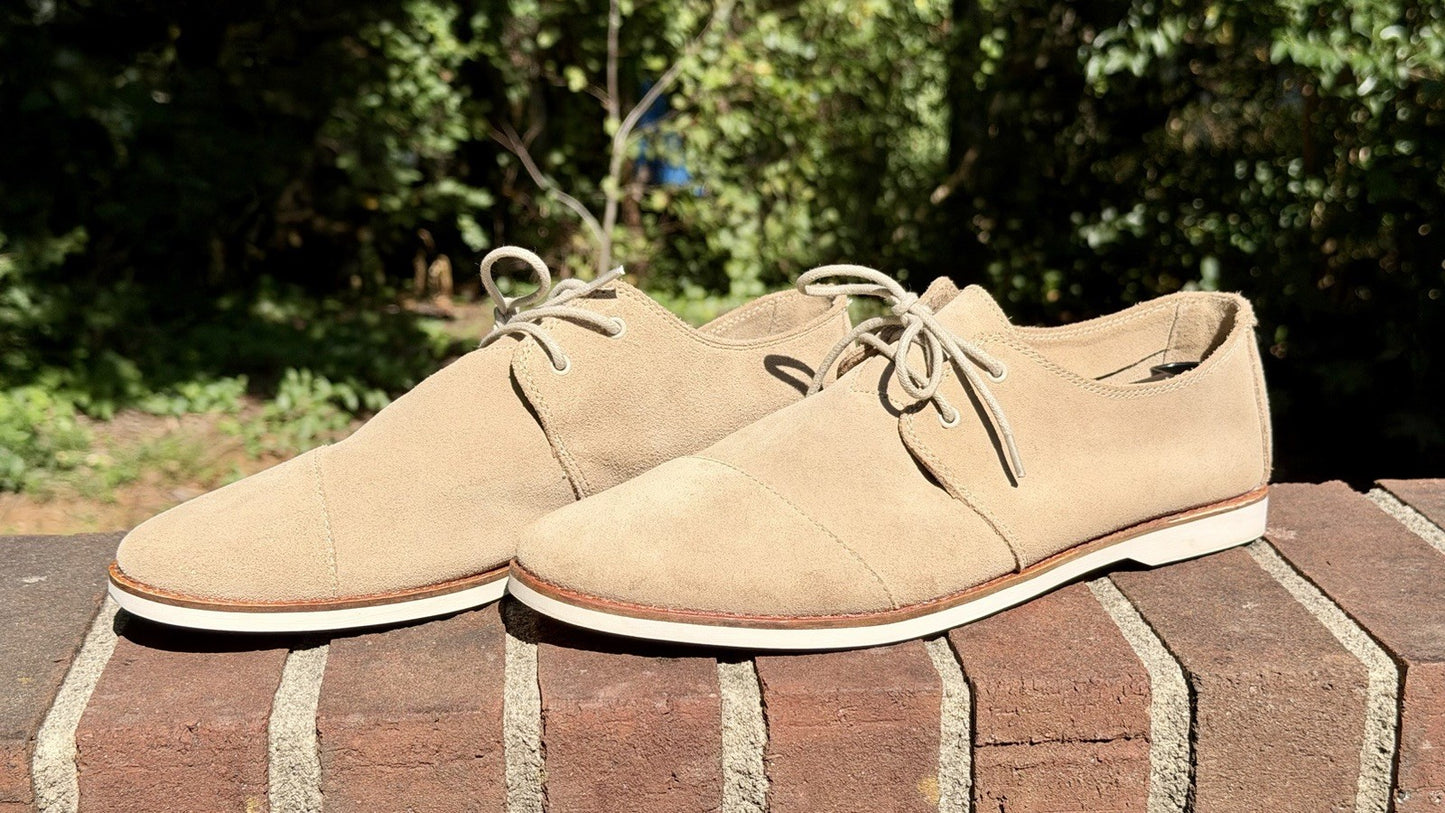 Toms’s Hensley / Size 10.5 / Birch Nubuck /Lace Up / Casual / Career / Shoes