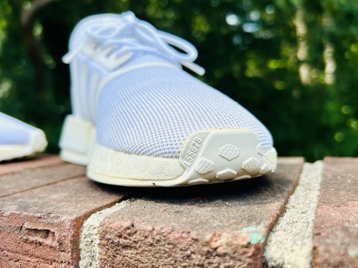 Size 8 - Adidas NMD_R1 Triple White | Replacement Insoles | No Box