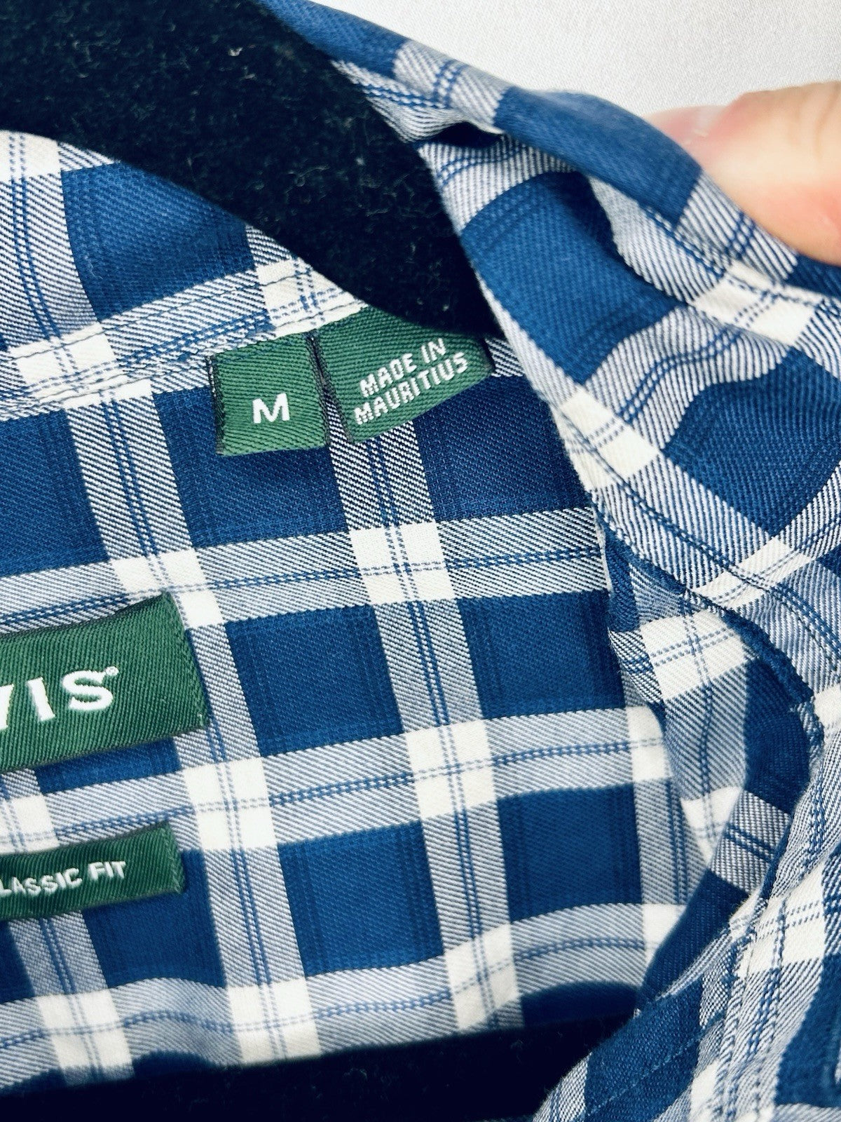 Orvis Shirt Mens Medium No Wrinkle Gingham Plaid Button Down Long Sleeve Fishing