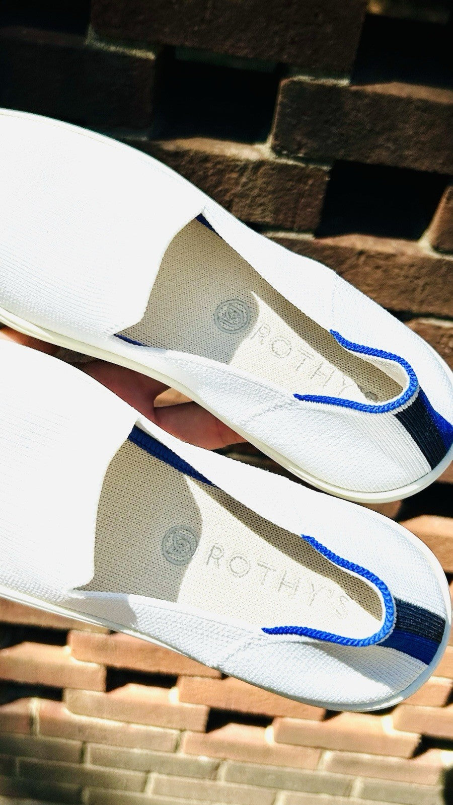 Rothy's Shoes The Original Casual Sneaker / Slip On Women's Size 7.5 / White