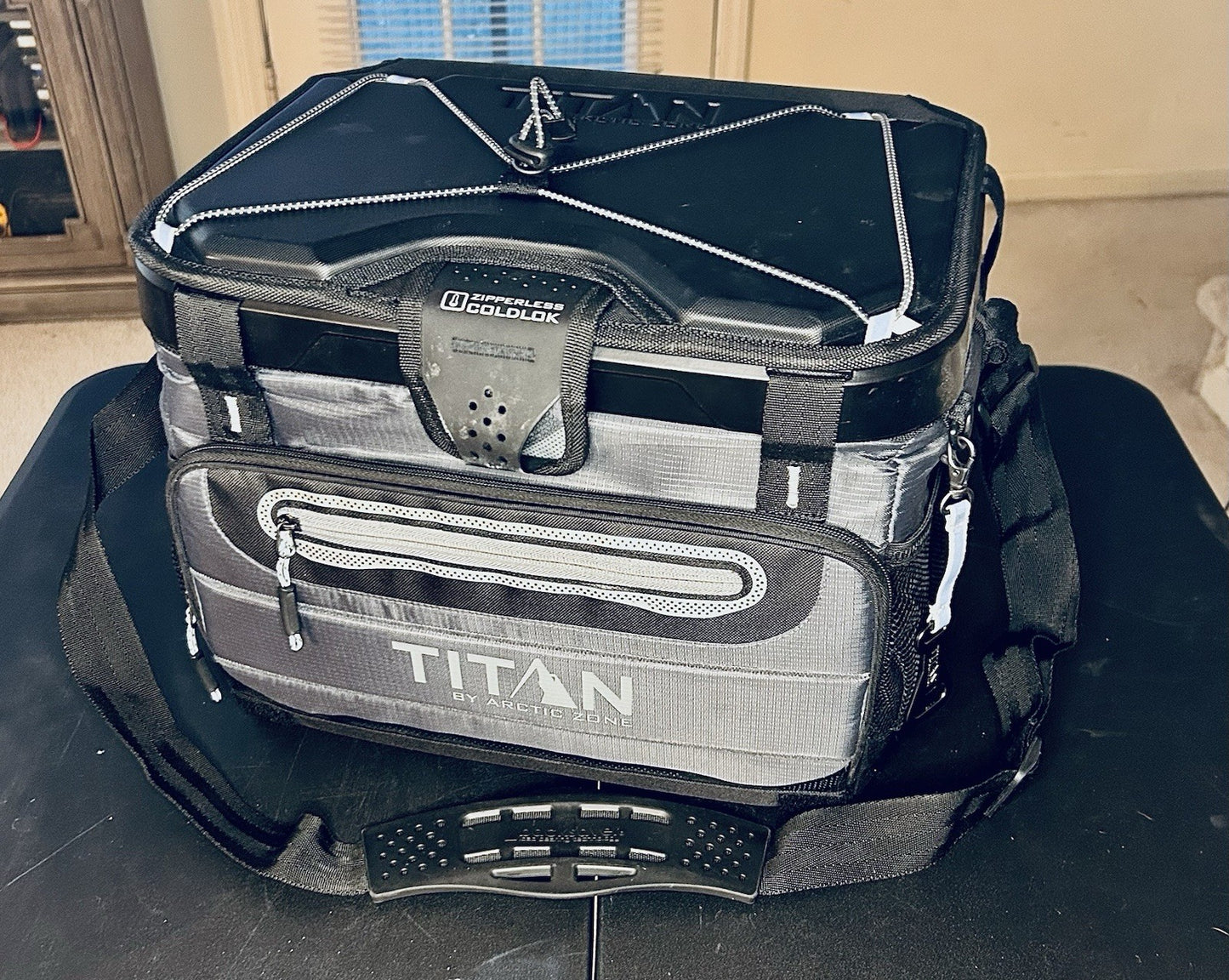 Titan by Arctic Zone 40 Can Collapsible Cooler with 2 Drink Holders - Used Twice