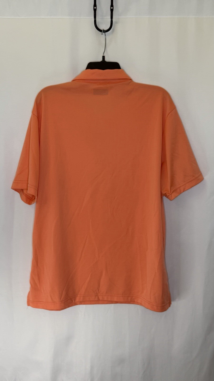Links Edition Mens Orange Size L Large Golf Polo Shirt Outdoors Adult
