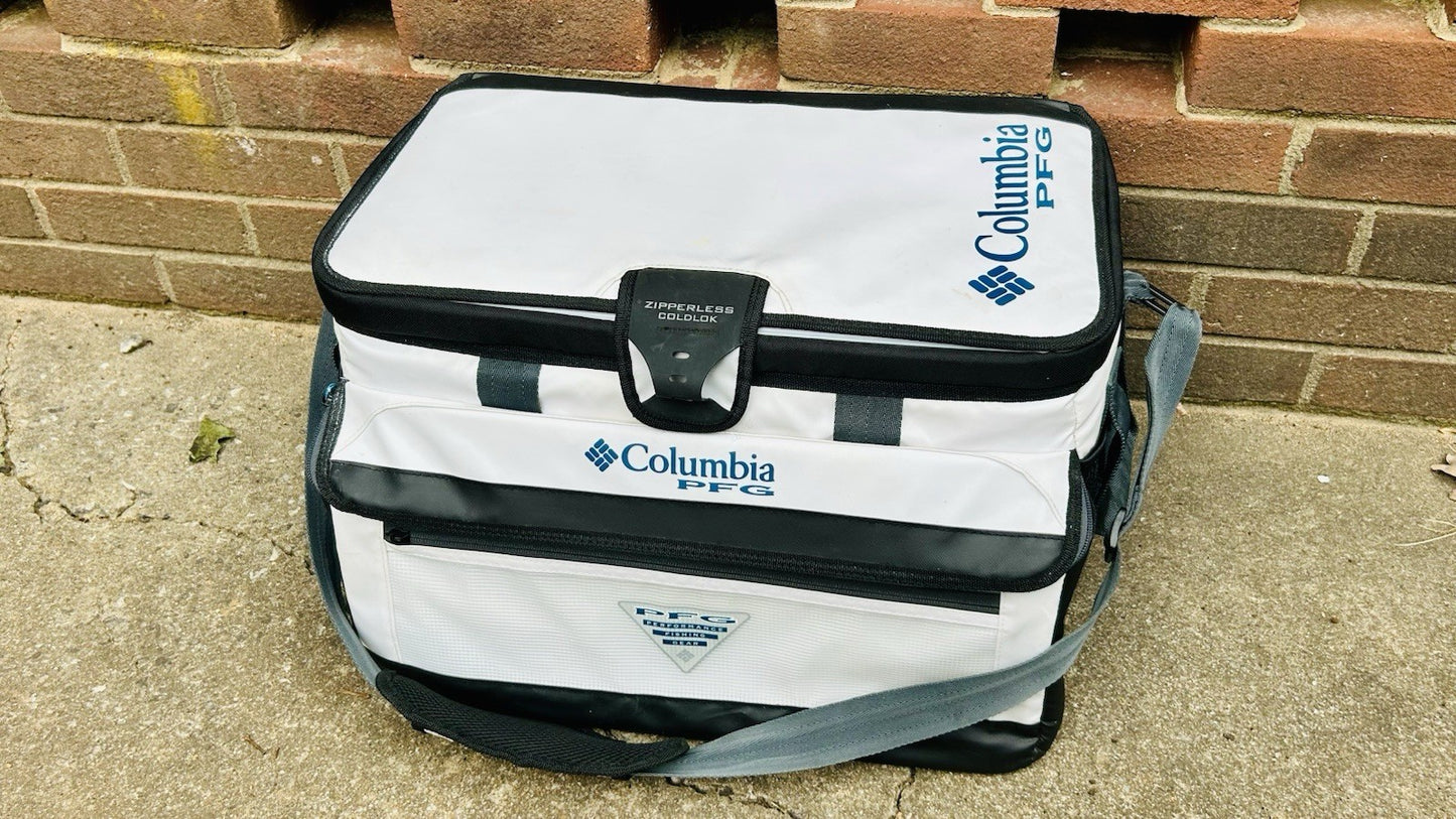 Columbia PFG Brewha Thermal Pack Cooler - 58 Can Zipperless - Used Twice - Clean