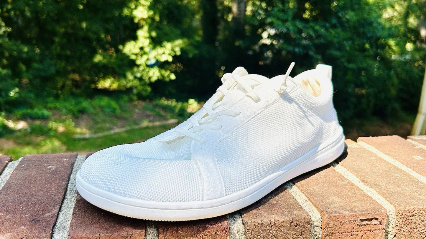 Barefoot Wide Toe Box Shoes / Minimalist / US Size 11 / EU Size 44 / White