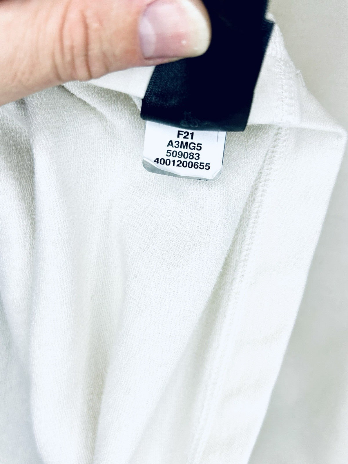 The North Face White Long Sleeve Men’s Shirt - Size Small