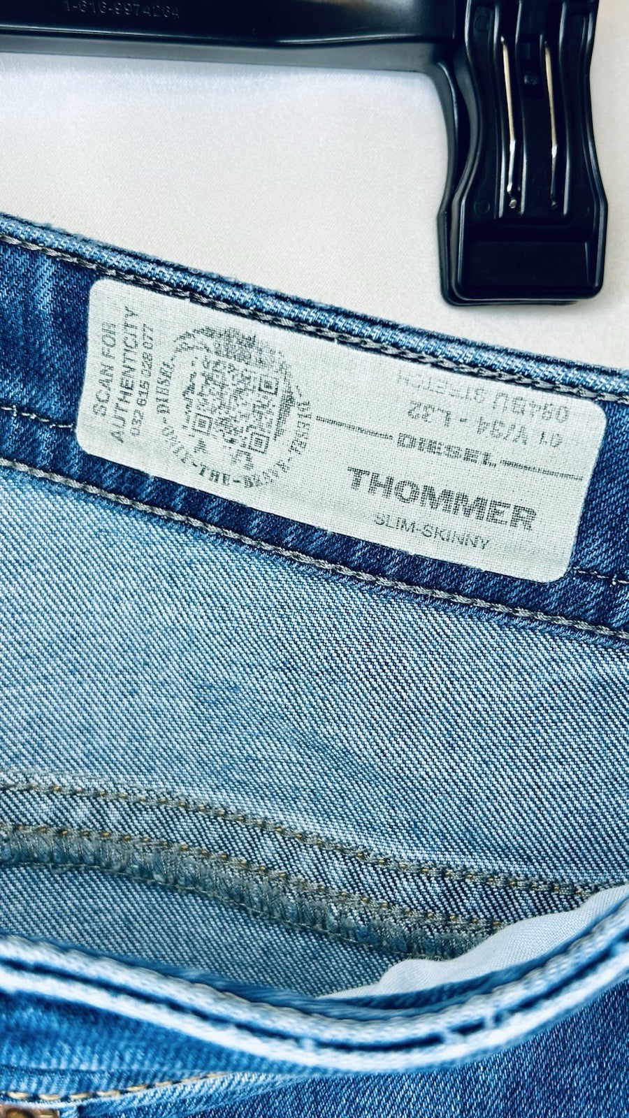 Diesel Jeans Thommer Men’s 34x32 Slim Skinny Fit Medium Wash | Slim | Skinny