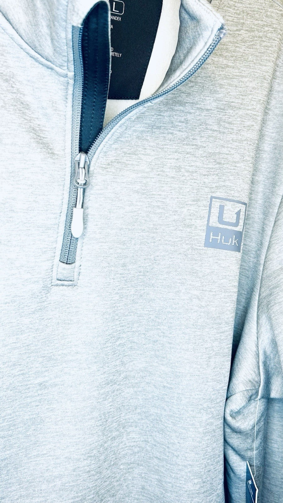 NWT Huk Performance Fishing Coldfront 1/4 Zip Pullover | Mens Large | Retail $70