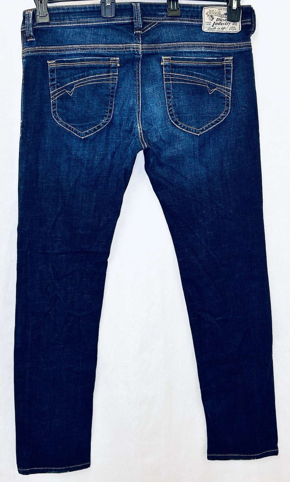 Diesel Jeans Thanaz Men’s 36x32 Slim Skinny Fit Dark Wash