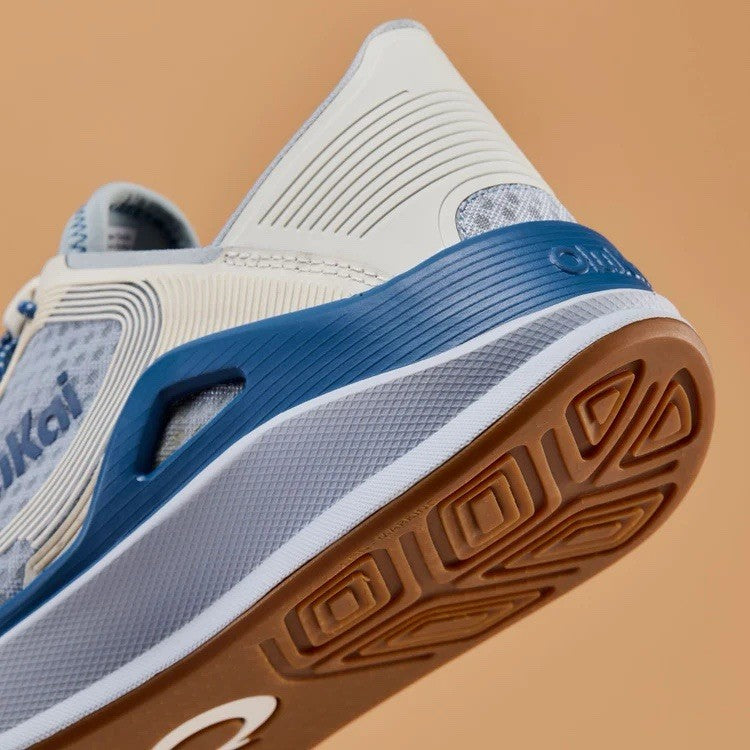 NWOT OLUKAI Men's Ahi Marine Shoe | Blue Pearl/White Sand | Size 14 | $150 New