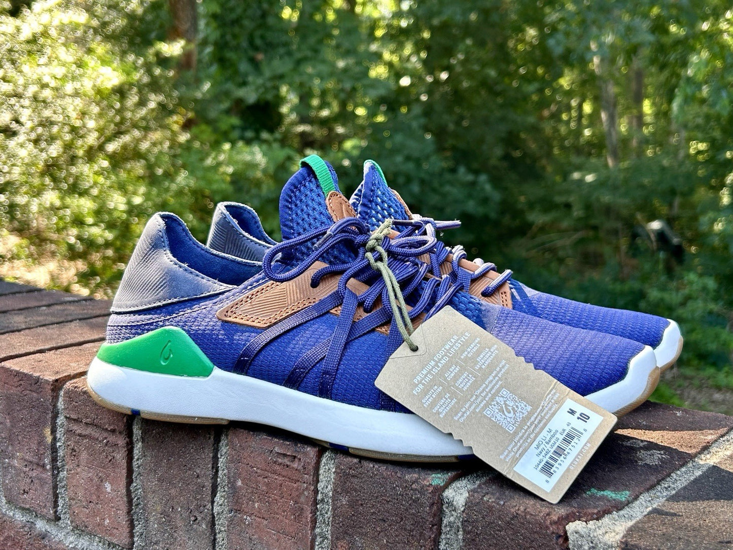 Olukai Mio Li | Men’s 10 | Navy/Bamboo | Never Worn | New With Tag | $130 Retail
