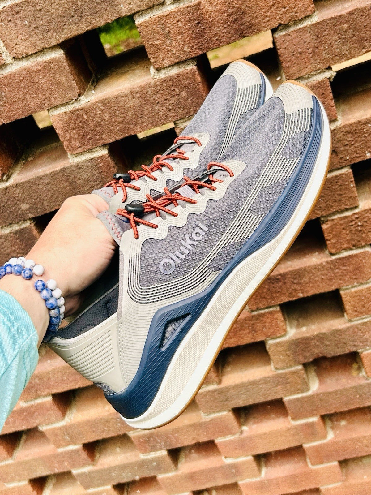 OLUKAI Men's Ahi Water Shoe | Rock/Ash | Size 12 | $150 Retail | Worn Once