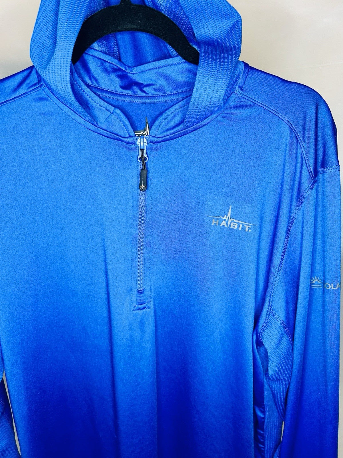 HABIT Outdoors Men’s Blue Hoodie BLUE SZ Medium