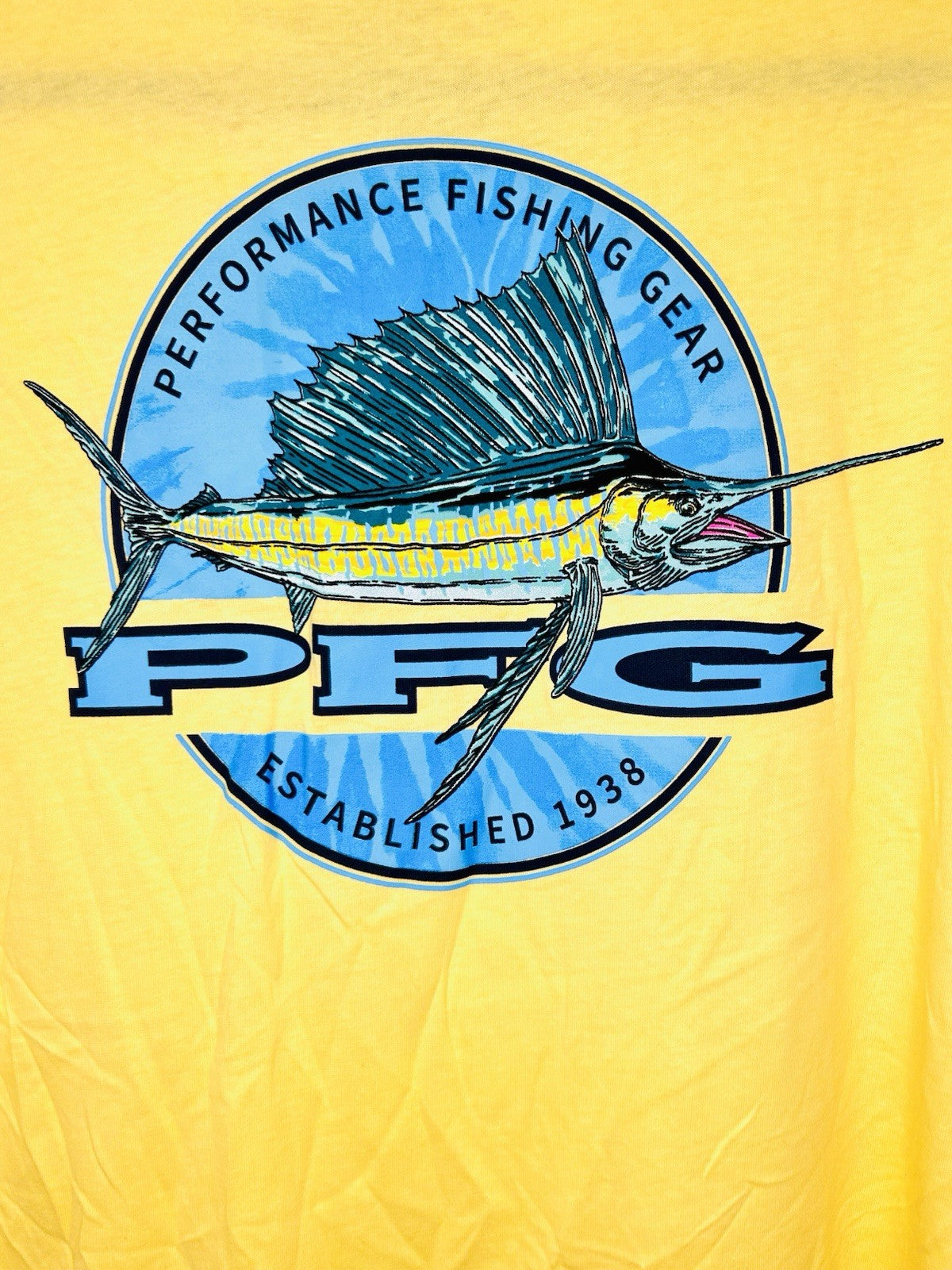 NWT Columbia Men’s PFG Sportswear Short Sleeve T-Shirt Medium Vintage Fishing