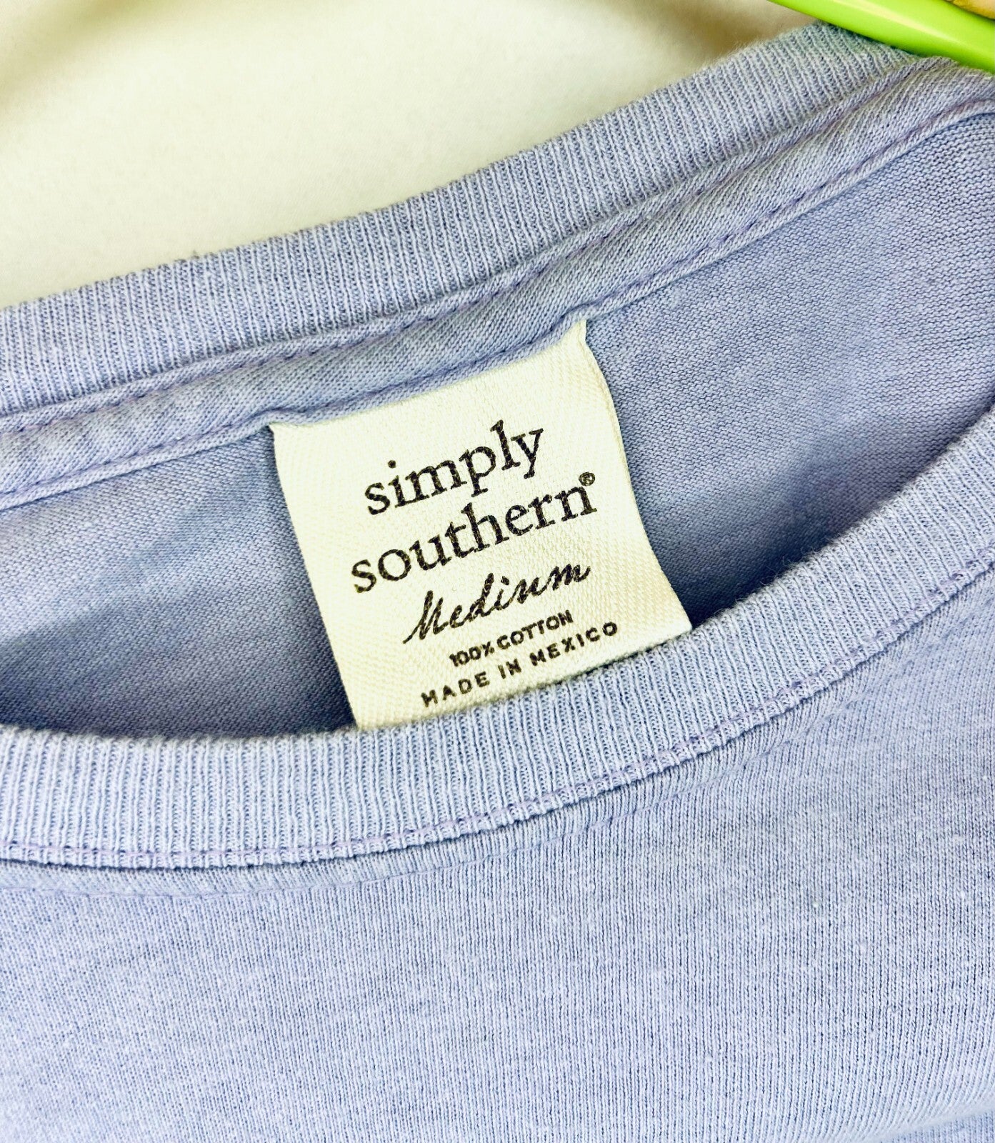 Simply Southern Purple Long Sleeve "All I Need Is Coffee" Graphic Tee | Medium