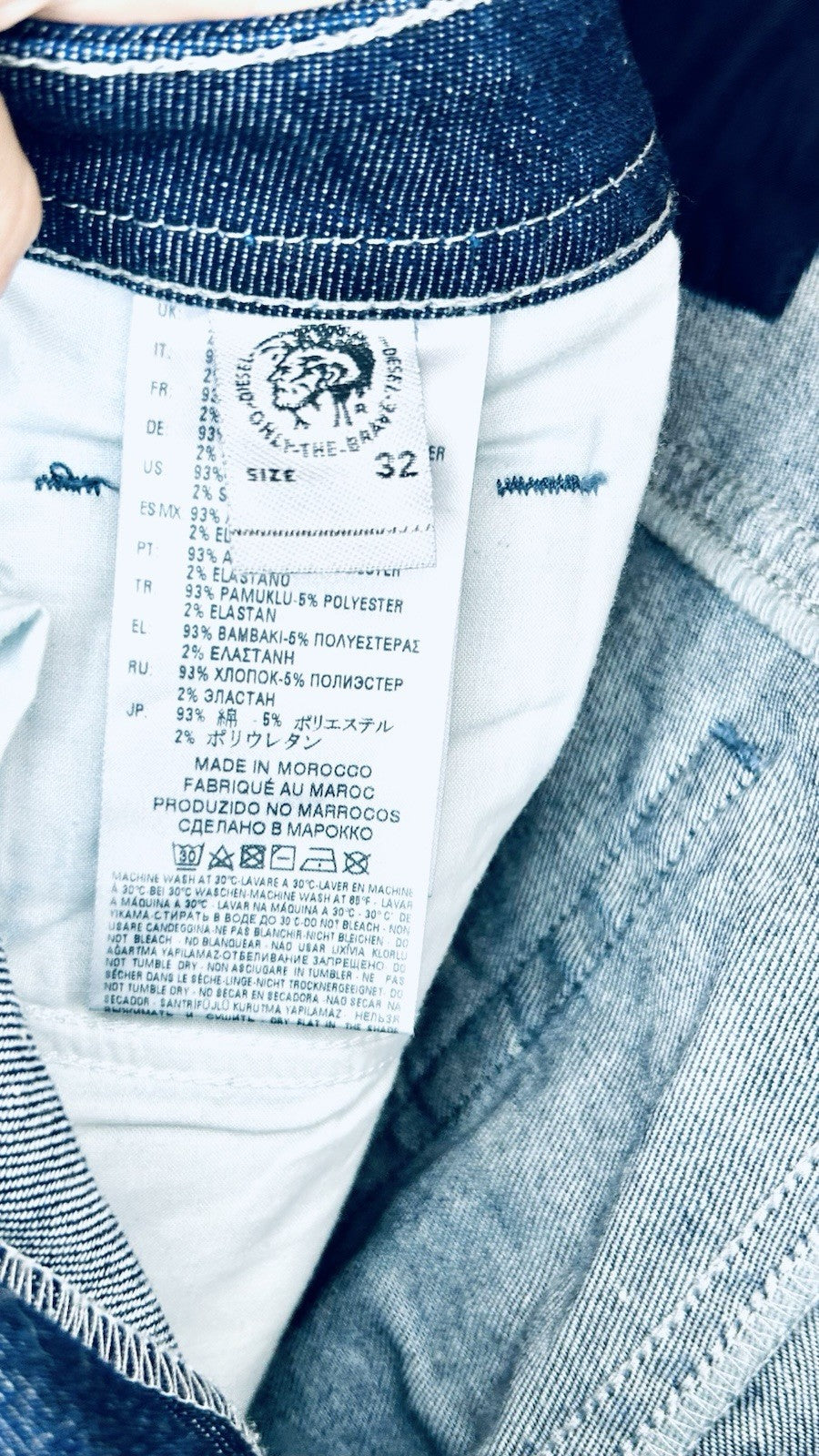 Diesel Jeans Thommer Men’s 32x30 Slim Skinny Fit Dark Wash | Slim | Skinny