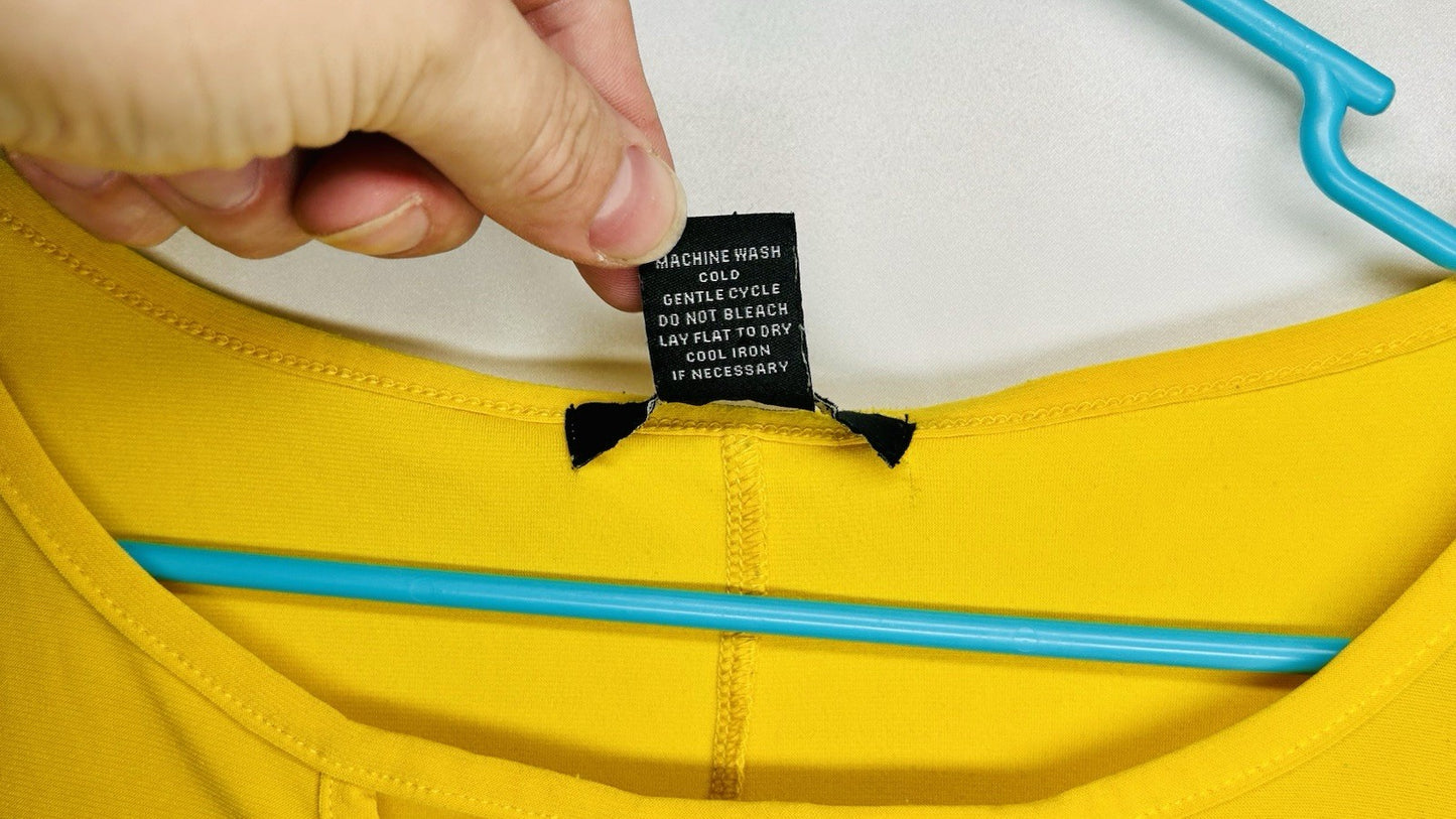 Adele & May Women’s Medium Mustard Yellow Blouse