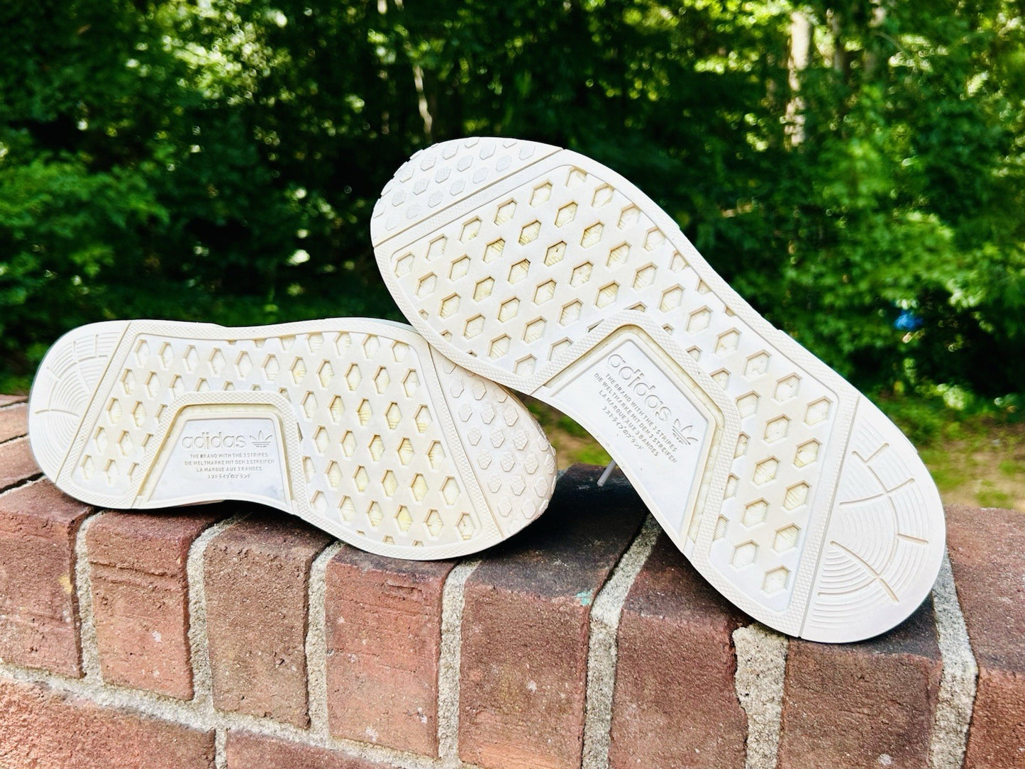 Size 8 - Adidas NMD_R1 Triple White | Replacement Insoles | No Box