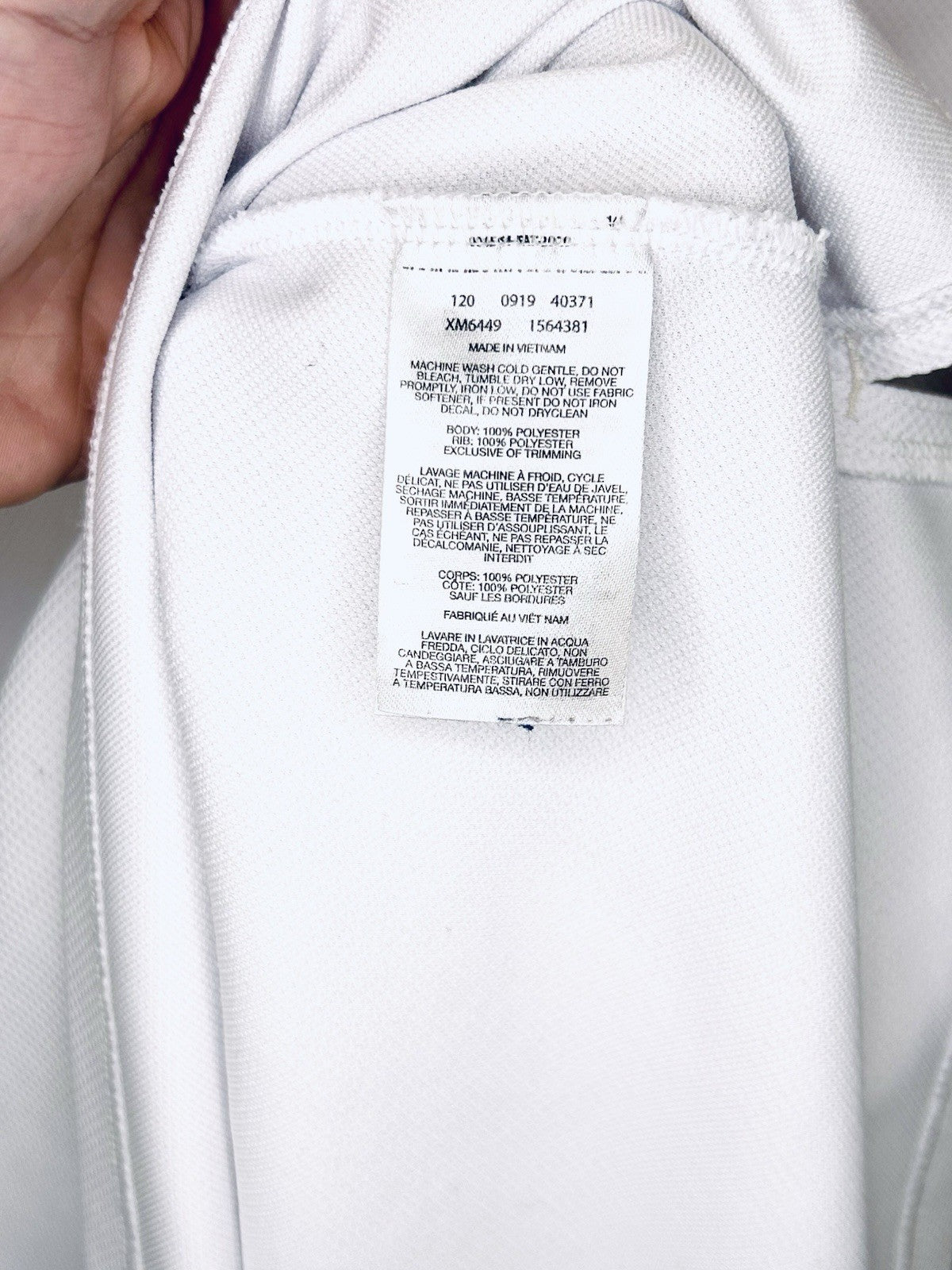 Columbia Utilizer Polo Shirt Omni Wick Omni Shade 30 UPF White Men's Large