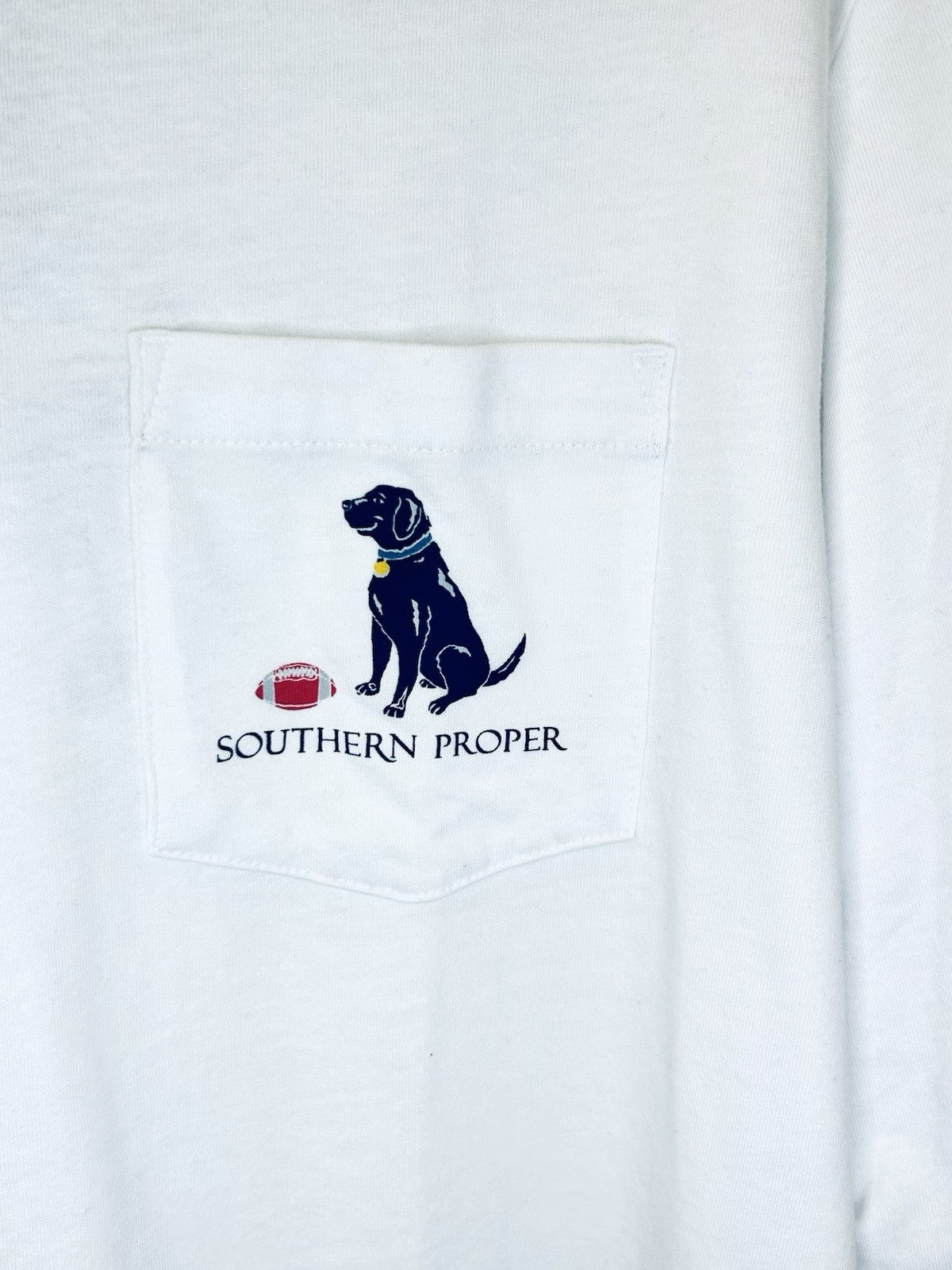 Southern Proper Men’s Medium White Long Sleeve Graphic Tee