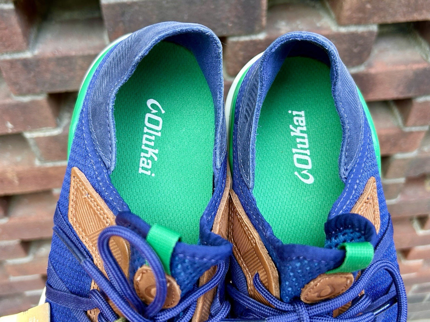 Olukai Mio Li | Men’s 10 | Navy/Bamboo | Never Worn | New With Tag | $130 Retail