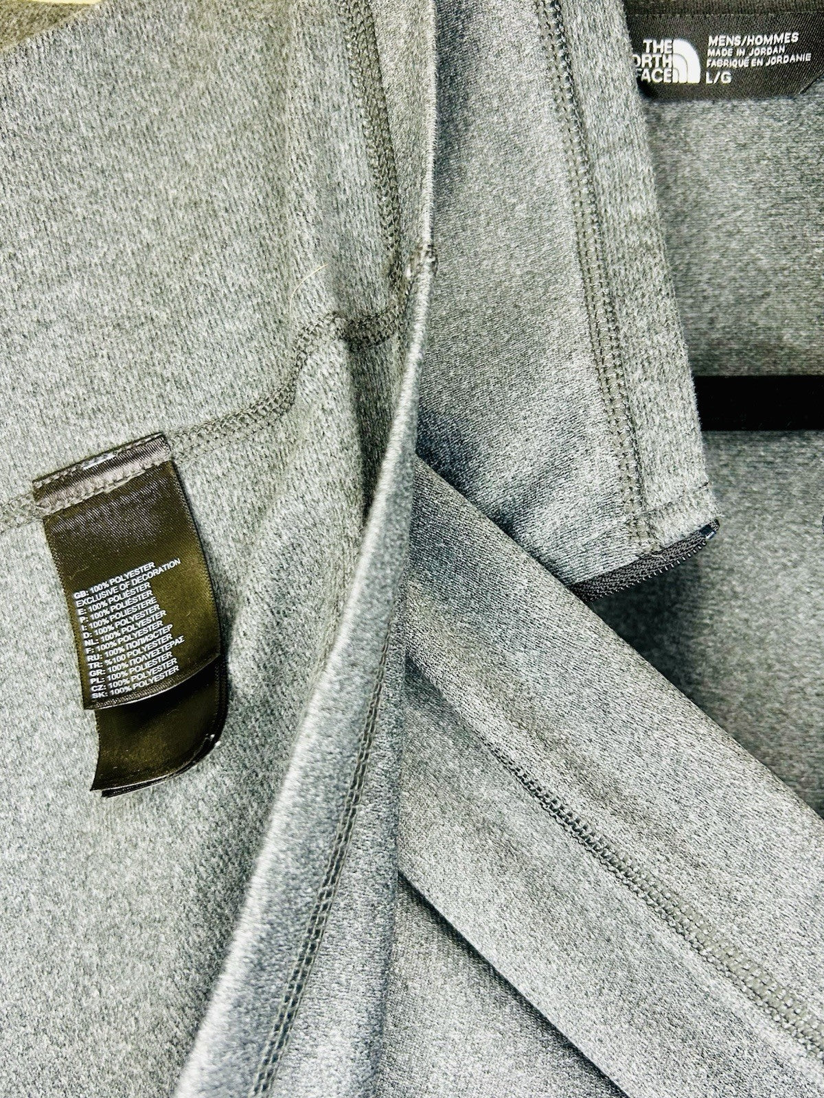 The North Face 1/4 Zip Pullover | Grey | Men’s Large | Polyester